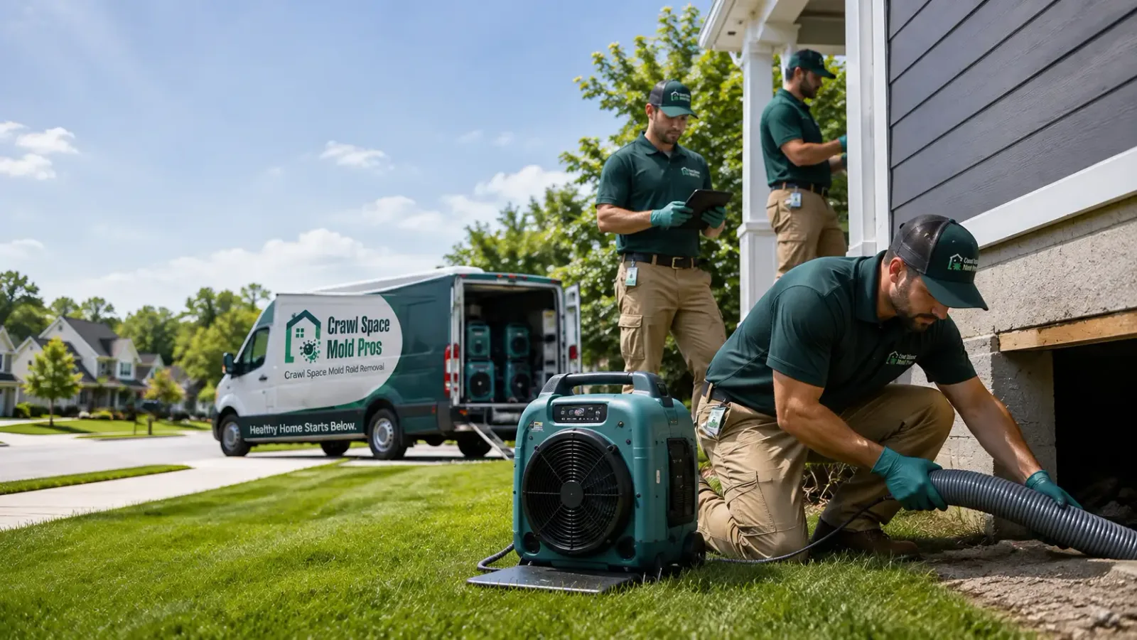 Crawl Space Mold Removal in Forsan, TX